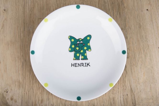 Hovedbilde Barneservise - 2 deler Blå Elefant